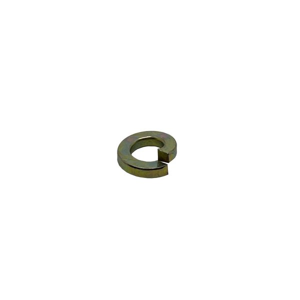 Suburban Bolt And Supply Split Lock Washer, For Screw Size 3/8 in Steel, Zinc Yellow Finish A05802400008Z